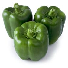 Tesco Green Peppers Each