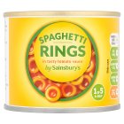 Sainsbury's Spaghetti Rings In Tomato Sauce 200g