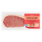 Sainsbury's Smoked Thick Cut Back Bacon Rashers X6 300g