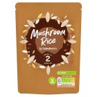 Sainsbury's Microwave Rice Mushroom 250g
