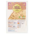 Sainsbury's Garlic & Coriander Naan x2 260g