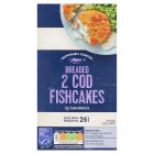 Sainsbury's Cod Fishcakes x2 170g