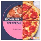 Sainsbury's Stonebaked Pepperoni Hand Stretched Pizza 270g