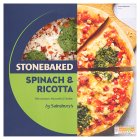 Sainsbury's Stonebaked Spinach & Ricotta Hand Stretched Pizza 290g