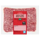 Sainsbury's Northern Irish 20% Fat Beef Mince 500g