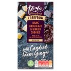 Sainsbury's Free From Stem Ginger & Dark Chocolate Cookies, Taste the Difference 150g