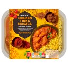 Sainsbury's Indian Chicken Tikka Masala with Pilau Rice Ready Meal for 1 400g