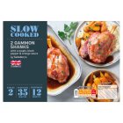 Sainsbury's Slow Cooked British Gammon Shanks with Maple, Black Pepper & Orange Sauce x2 750g (Serves 2)