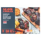 Sainsbury's Slow Cook Boneless Beef Ribs with BBQ Sauce 515g (Serves 2)