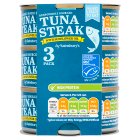 Sainsbury's Tuna Steak in Sunflower Oil 3x120g