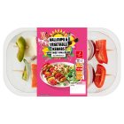 Sainsbury's Summer Edition Halloumi & Vegetable Kebabs with Sweet Chilli Glaze x2 280g