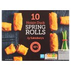 Sainsbury's Duck Spring Rolls 10 200g