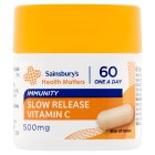 Sainsbury's Immune Slow Release Vitamin C 500mg One A Day x60 Tablets