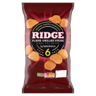 Sainsbury's Flame Grilled Steak Ridge Cut Crisps 6x27g