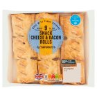 Sainsbury's Cheese & Bacon Snack Rolls x9 270g