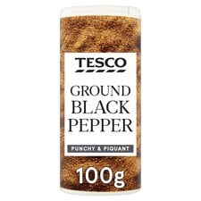 Tesco Ground Black Pepper 100G