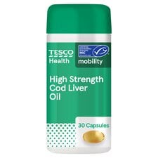 Tesco Health High Strength Cod Liver Oil 30 Capsules