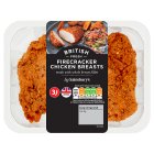 Sainsbury's Breaded Firecracker British Fresh Chicken Breast x2 350g