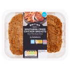 Sainsburys Southern fried Fresh British Chicken breast fillet x2 315g