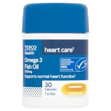 Tesco Health Fish Oil Omega-3 Capsules - 30s