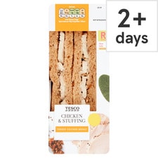 Tesco Chicken & Stuffing Sandwich