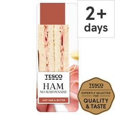 Tesco Just Ham Sandwich