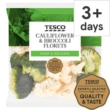 Tesco Cauliflower & Broccoli Florets 400G (M)