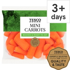 Tesco Mini Carrots 320G