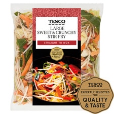 Tesco Large Stir Fry 570G