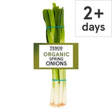 Tesco Organic Spring Onions 100G