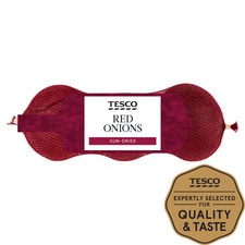 Tesco Red Onions 3Pack Minimum