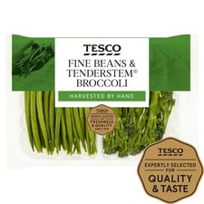 Tesco Fine Beans & Tenderstem Broccoli 210G