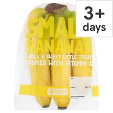 Tesco Small Bananas 6 Pack