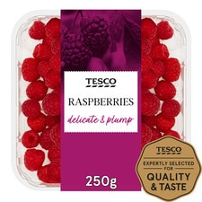 Tesco Raspberries 250G