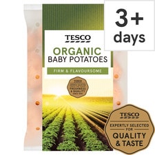 Tesco Organic Baby Potatoes 750G