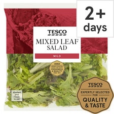 Tesco Mixed Leaf Salad 120G