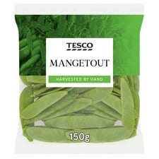 Tesco Mangetout 150G