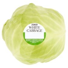 Tesco White Cabbage Each