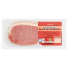 Sainsbury's Smoked Reduced Salt Back Bacon Rashers x8 250g