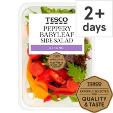 Tesco Peppery Babyleaf Salad Bowl 95G