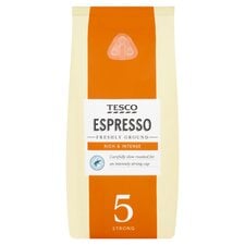 Tesco Espresso Ground Coffee 227G