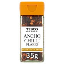 Tesco Ancho Chilli Flakes 35G