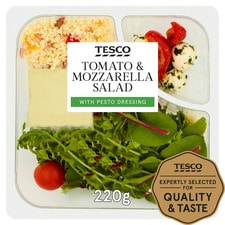 Tesco Tomato & Mozzarella Salad Bowl 220G