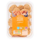 Sainsbury's Breaded Fresh British Chicken Nuggets 250g