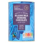 Sainsbury's Fairtrade Belgian Milk Drinking Chocolate, Taste the Difference 280g