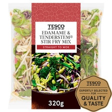 Tesco Edamame & Tenderstem Stir Fry Mix 320G