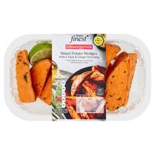 Tesco Finest Sweet Potato Wedges Yuzu & Ginger Dressing 400G