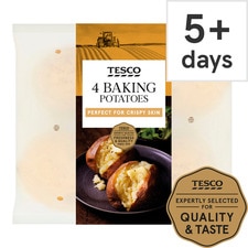 Tesco 4 Baking Potatoes