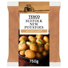 Tesco Suffolk New Potatoes 750G