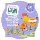 Sainsbury's Little Ones Organic Thai Chicken Noodles 10+ Months 190g